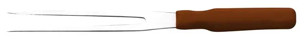 IVO CARVING FORK BROWN HANDLE 180mm