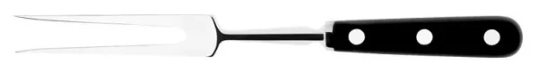 IVO BLADEMASTER CARVING FORK BLACK HANDLE 150mm