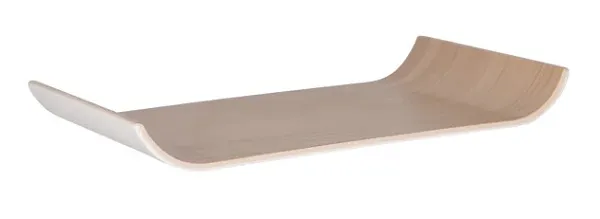 ZICCO MELAMINE ECHO WHITE / BIRCH TRAY
