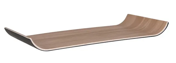 ZICCO MELAMINE ECHO BLACK / BIRCH TRAY