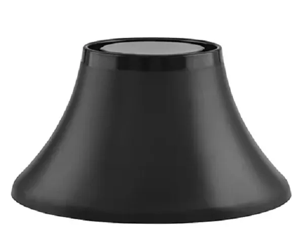 ZICCO MELAMINE ECHO PEDESTAL STAND BOWL BLACK