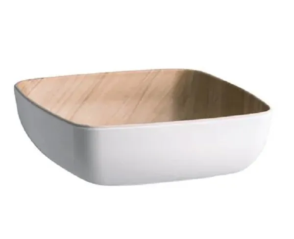 ZICCO MELAMINE ECHO WHITE / BIRCH BOWL 800ML