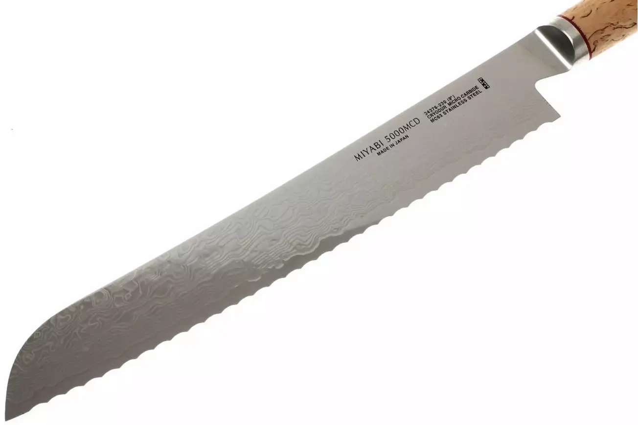MIYABI 5000MCD Birchwood Bread Knife 23cm