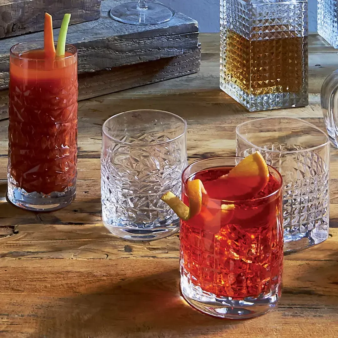 LUIGI BORMIOLI MIXOLOGY TEXTURES D.O.F. GLASS 380ml