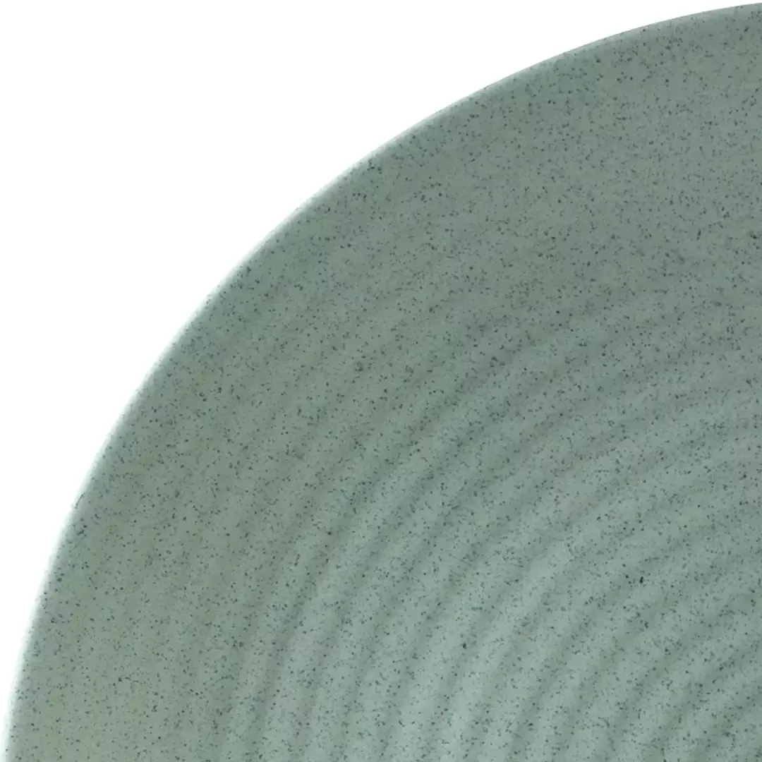 ZUMA COUPE PLATE RIBBED 310mm MINT GREEN