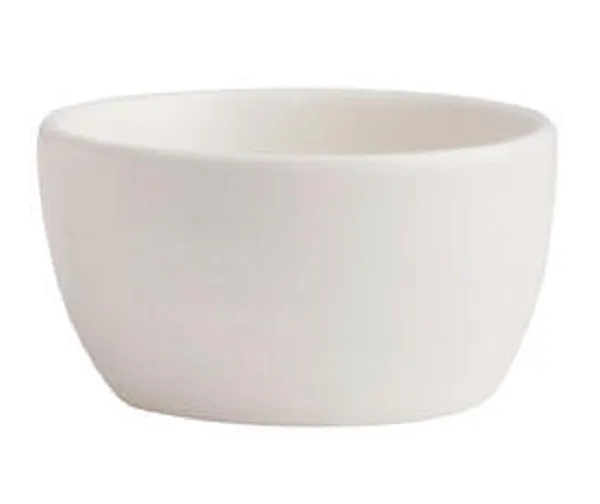 MODA PORCELAIN RAMEKIN / SAUCE DISH SNOW 67mmØ x 36mmH