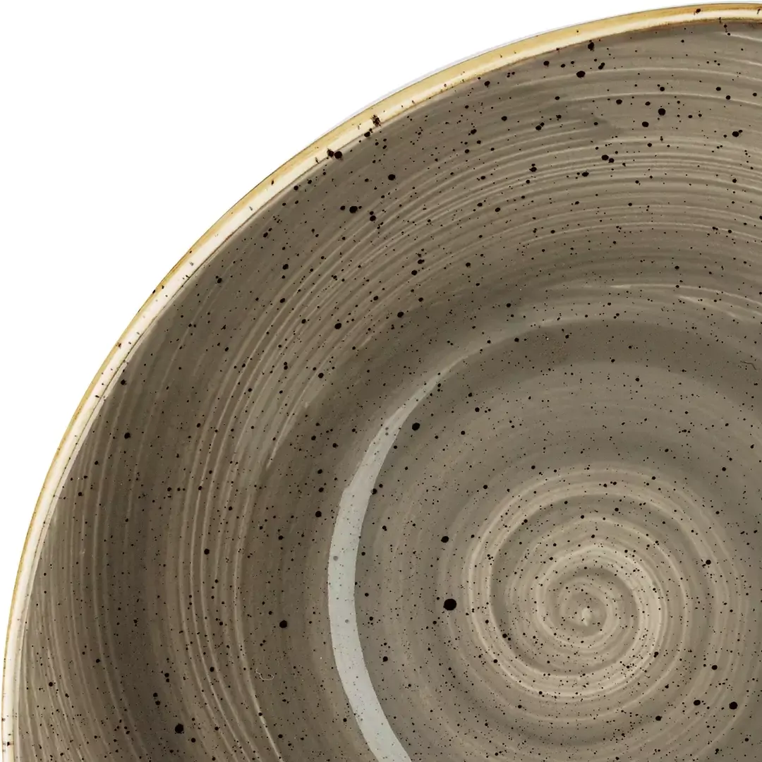 CHURCHILL STONECAST TRIANGULAR BOWL 153mmØ x 153mmW