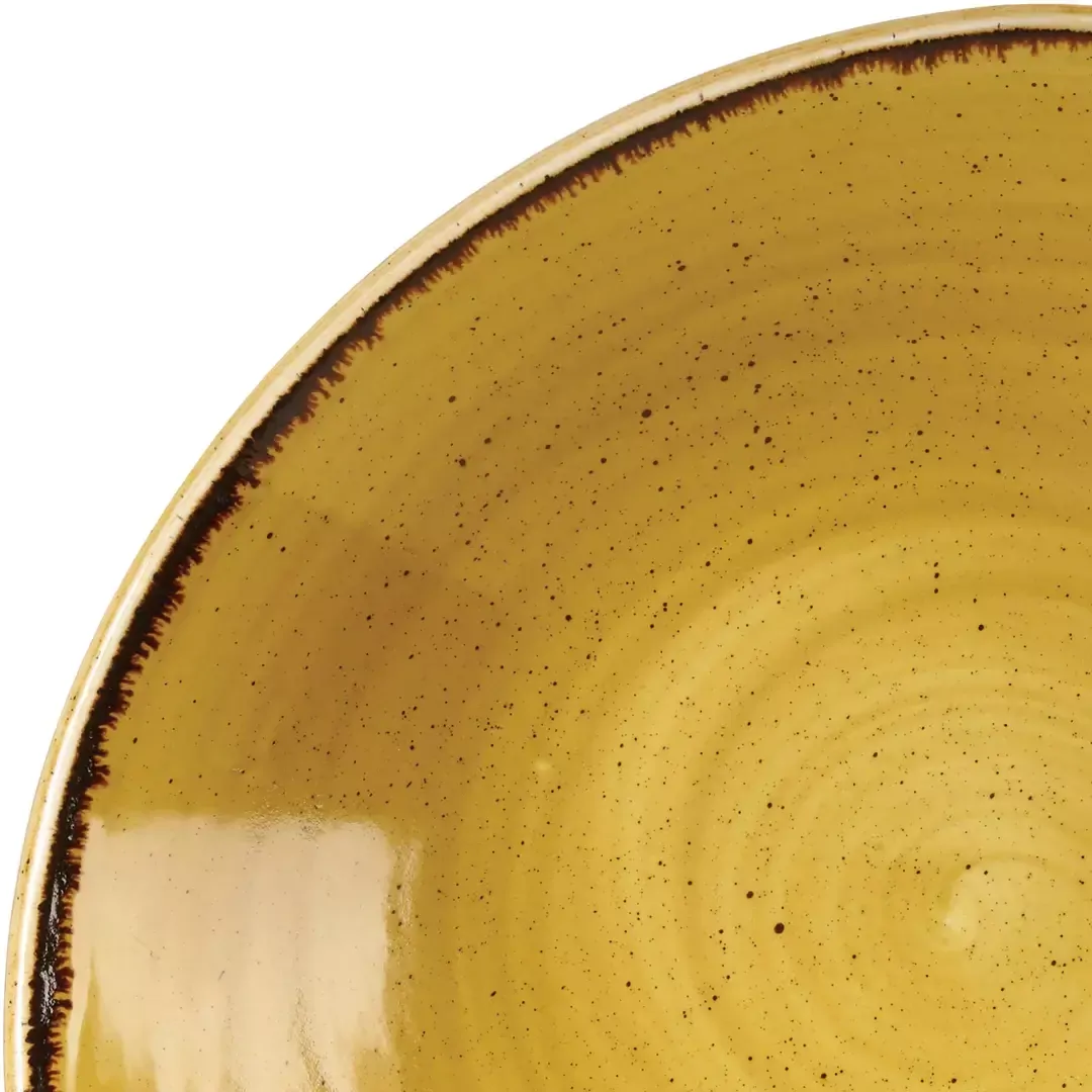 CHURCHILL STONECAST TRIANGULAR BOWL 235mmØ x 235mmW