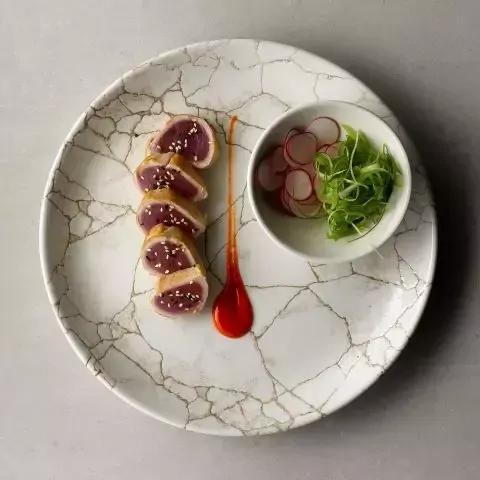 CHURCHILL KINTSUGI ROUND COUPE PLATE 217mmØ