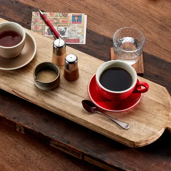 BREW LONG BLACK CUP 220ml CHILLI / WHITE