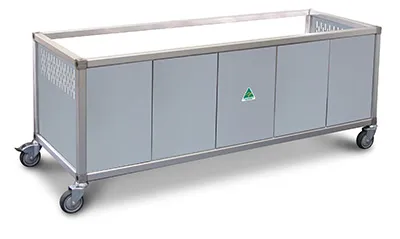 ROBAND S/ST TROLLEY TO SUIT FOOD DISPLAY