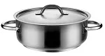 PUJADAS CASSEROLE 18/10 W/COVER 27.0 LTR 