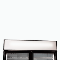 BROMIC 2 DOOR UPRIGHT DISPLAY FRIDGE BLACK 960LTR