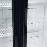 BROMIC 2 DOOR UPRIGHT DISPLAY FRIDGE BLACK 960LTR
