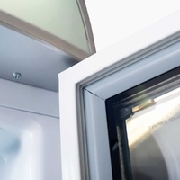 BROMIC SINGLE DOOR UPRIGHT FREEZER W/GLASS DOOR