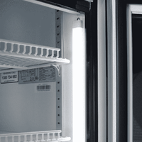 BROMIC 2 DOOR UPRIGHT DISPLAY FRIDGE WHITE 960LTR