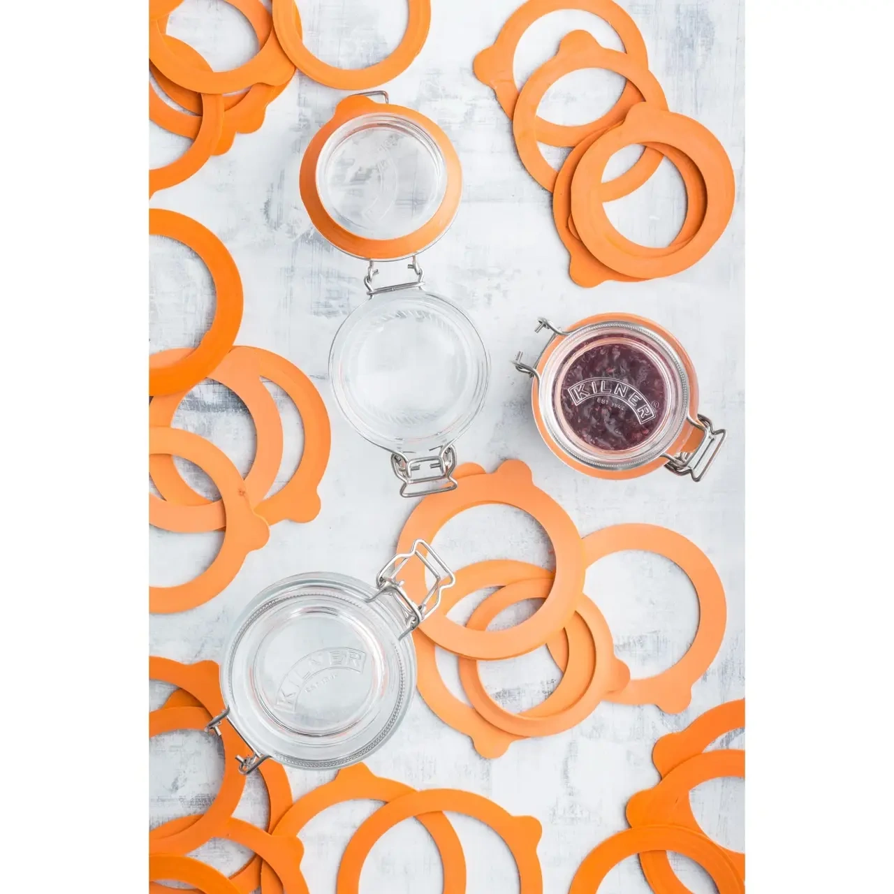 KILNER REPLACEMENT RUBBER SEALS (PACK OF 6)