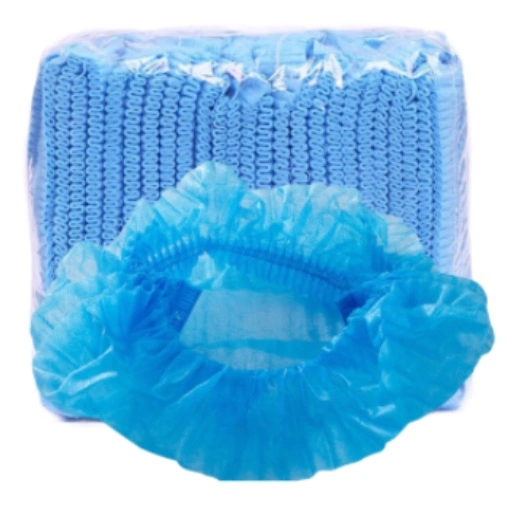 KK DISPOSABLE HAIR NET CRIMPED BLUE 100PC