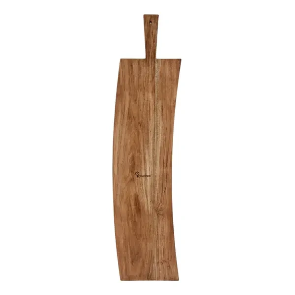 CHEF INOX PADDLE BOARD BENT W/BLK ACACIA