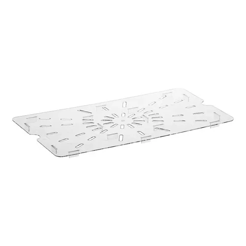 CAMBRO 1/1 SIZE CLEAR DRAIN SHELF