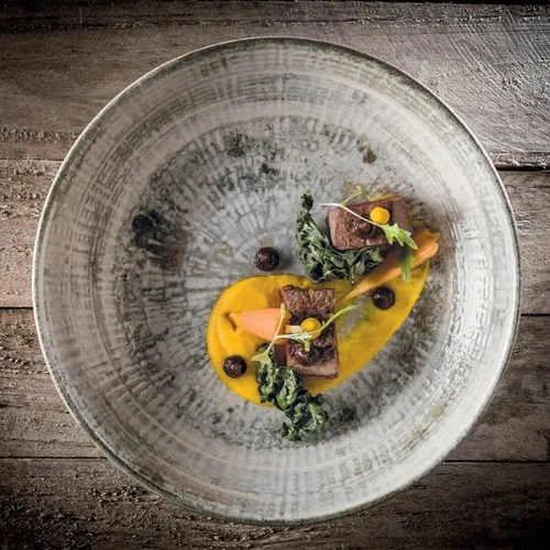 BONNA ODETTE OLIVE ROUND PLATTER 320mmØ