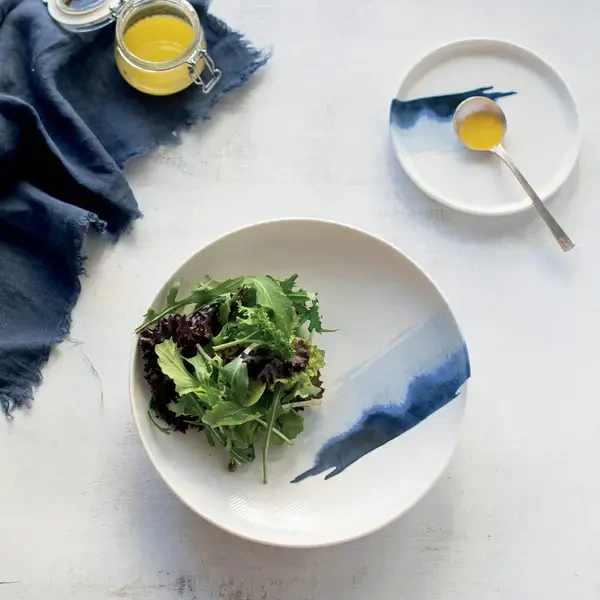 BONNA BLUE WAVE HYGGE OVAL PLATTER 340mm