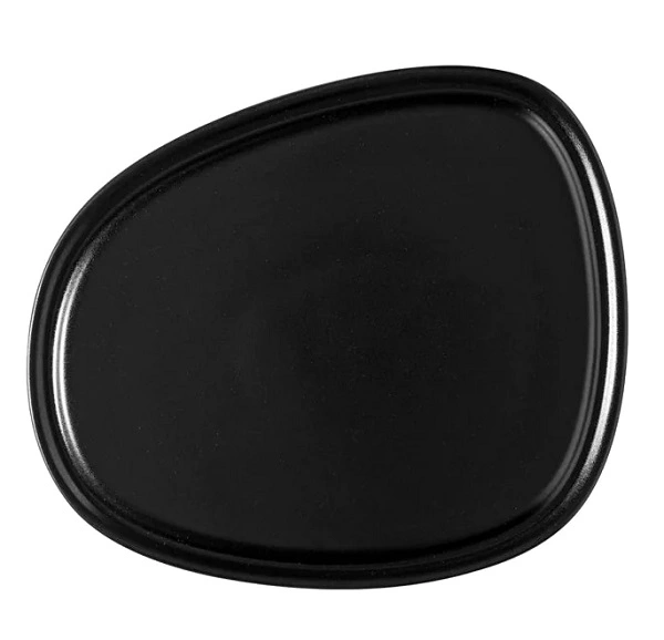 BONNA NOTTE PIUMA ASYMMETRIC PLATE BLK 245m x 205mm x 9mm