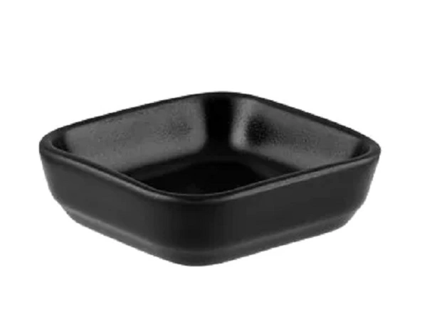BONNA NOTTE SQUARE DISH BLK 90 x 90 x 30mm, 250ml