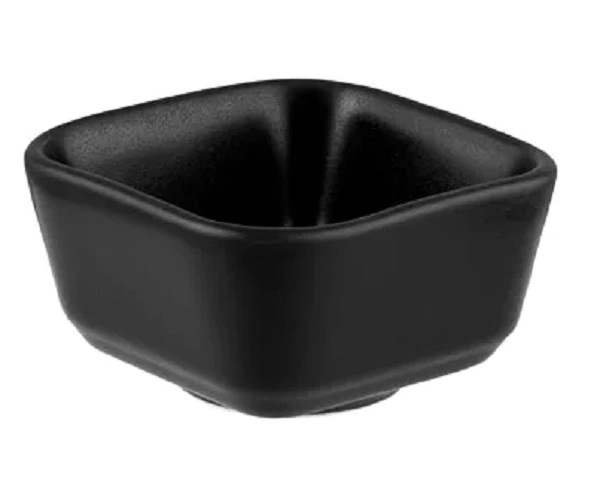BONNA NOTTE SQUARE DEEP DISH BLK 90 x 90 x 45mm, 250ml
