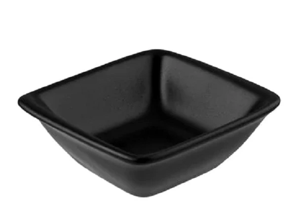 BONNA NOTTE RECTANGULAR MINI BOWL BLK  80x85x30mm 