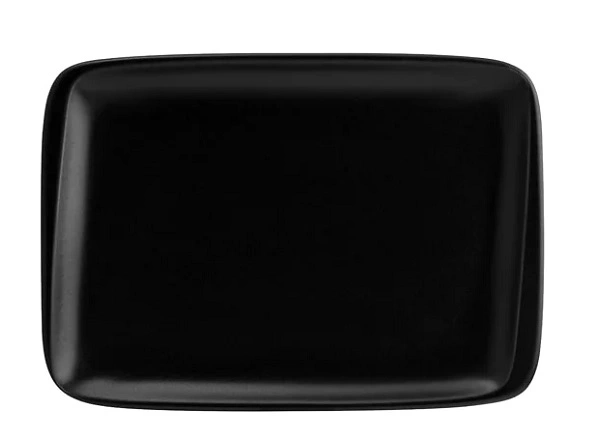 BONNA NOTTE RECTANGULAR PLATTER BLK 230mm x 160mm x 20mm