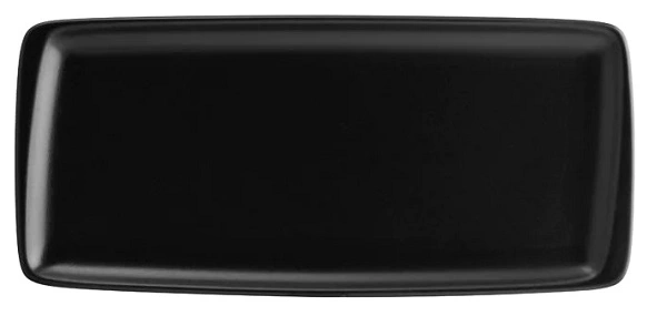 BONNA NOTTE RECTANGULAR  PLATTER BLK 340mm x 160mm x 20mm