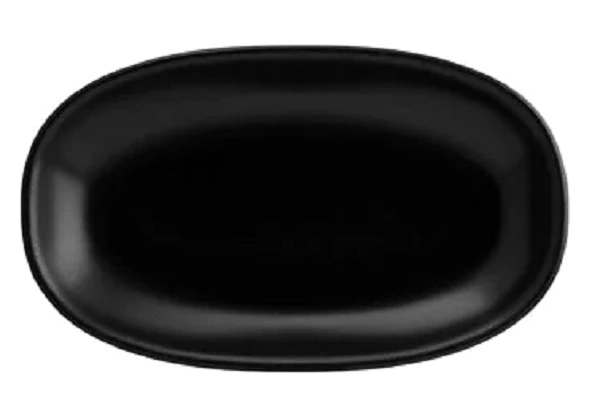 BONNA NOTTE OVAL COUPE DISH BLK 150mm x 85mm x 20mm