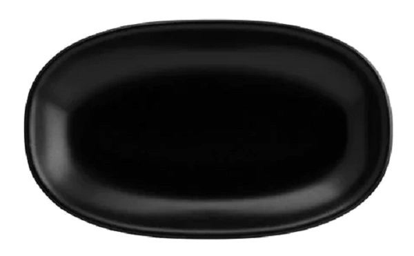 BONNA NOTTE OVAL COUPE DISH BLK 190mm x 10mm x 26mm