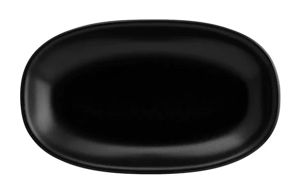 BONNA NOTTE OVAL COUPE DISH BLK 240mm x 140mm x 30mm