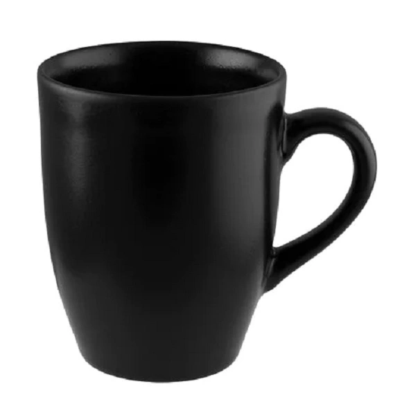 BONNA NOTTE CONIC MUG BLACK 330ml
