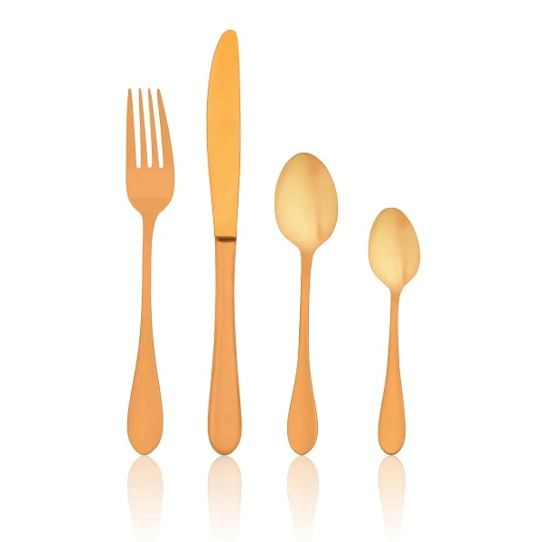TABLEKRAFT SOHO GOLD 16PC 18/10 CUTLERY SET