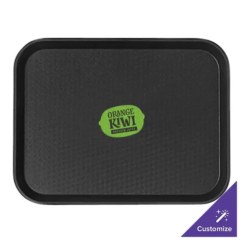 CAMBRO PLASTIC FOOD TRAY BLACK 36cmW x 46cmL
