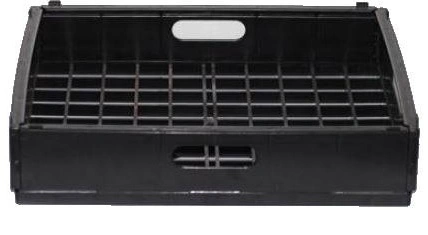 MANTOVA MOULDED ABS GLASS BASKET, 14 x 17