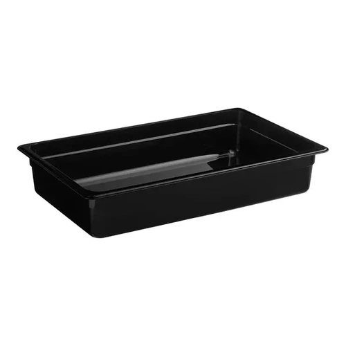 CAMBRO 1/1 x 100mm FOOD PAN 13 LTR BLACK