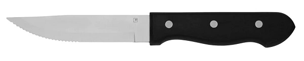 TABLEKRAFT STEAK KNIFE JUMBO POINTED TIP W/BLACK