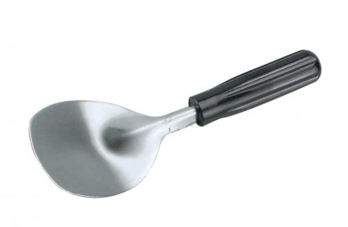 CHEF INOX S/ST ICE CREAM / GELATO SPADE BLACK HANDLE