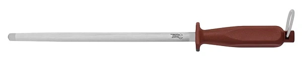 IVO SHARPENING STEEL BROWN HANDLE 250mm