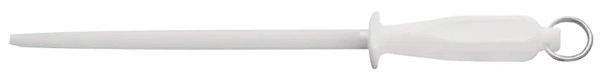 IVO SHARPENING STEEL WHITE HANDLE 250mm 
