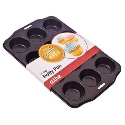 D.LINE DAILY BAKE 12 CUP PATTY / TART PAN NON STICK