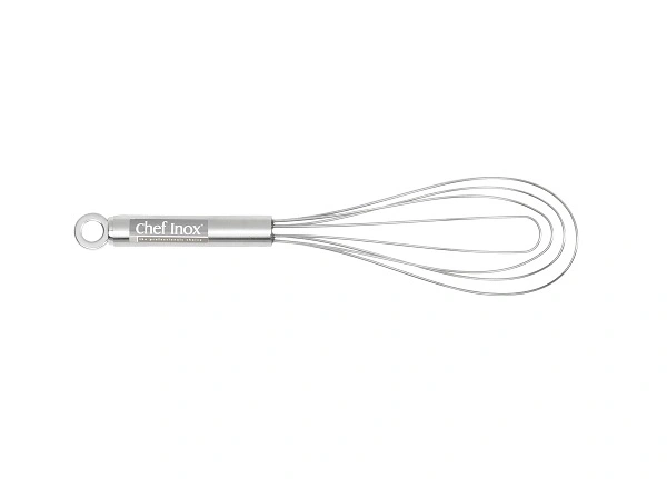 CHEF INOX WHISK FLAT 18/10 250mm SEALED