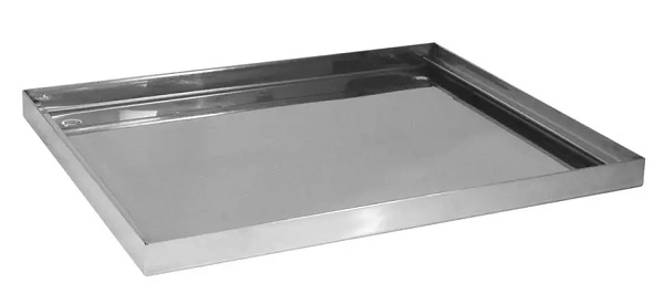 S/ST DRIP TRAY FOR GLASS BASKETS 