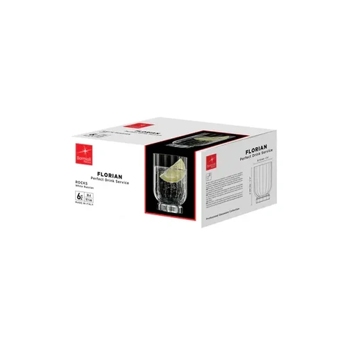 BORMIOLI ROCCO FLORIAN ROCKS GLASS 300ml