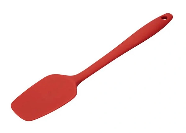 CHEF INOX NON STICK SILICONE SPATULA / SPOON RED 210mm