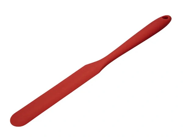 CHEF INOX NON STICK SILICONE JAR SPATULA RED 245mm